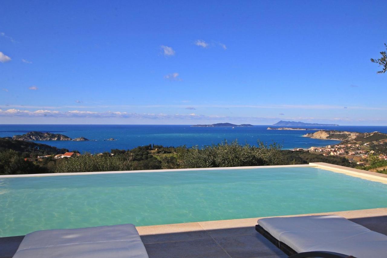 Sunset Sea View Villa 3 Agios Georgios Pagon Eksteriør bilde