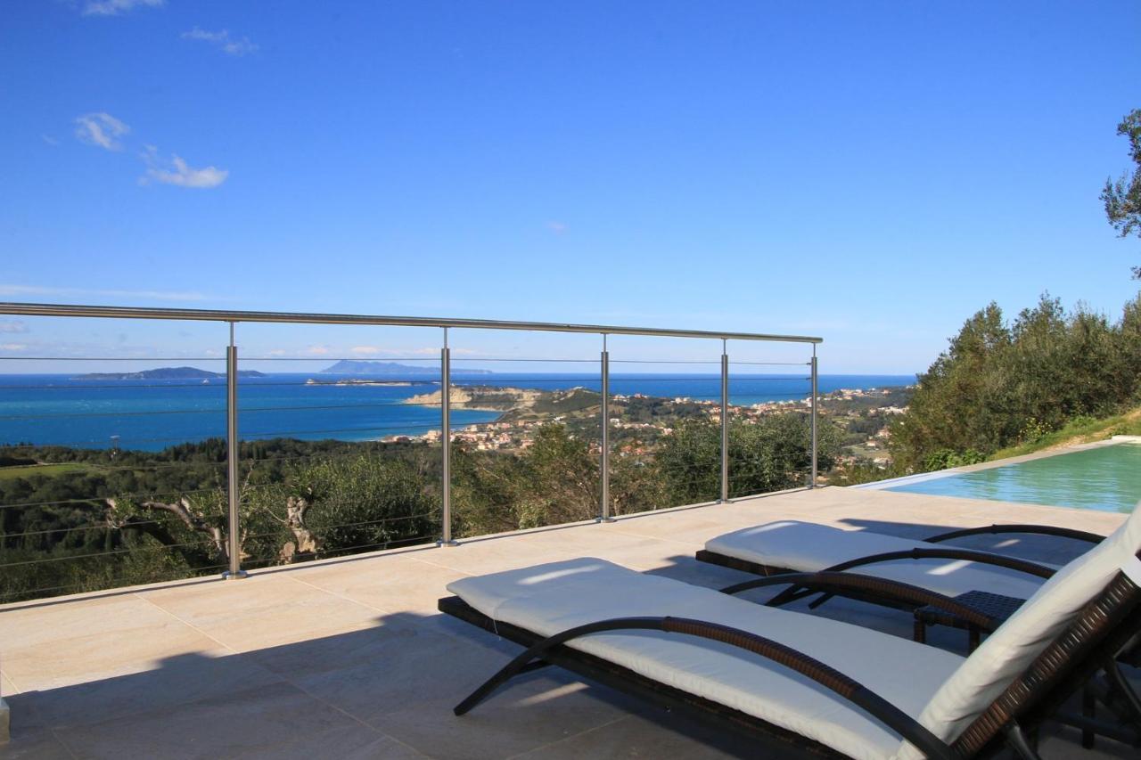 Sunset Sea View Villa 3 Agios Georgios Pagon Eksteriør bilde