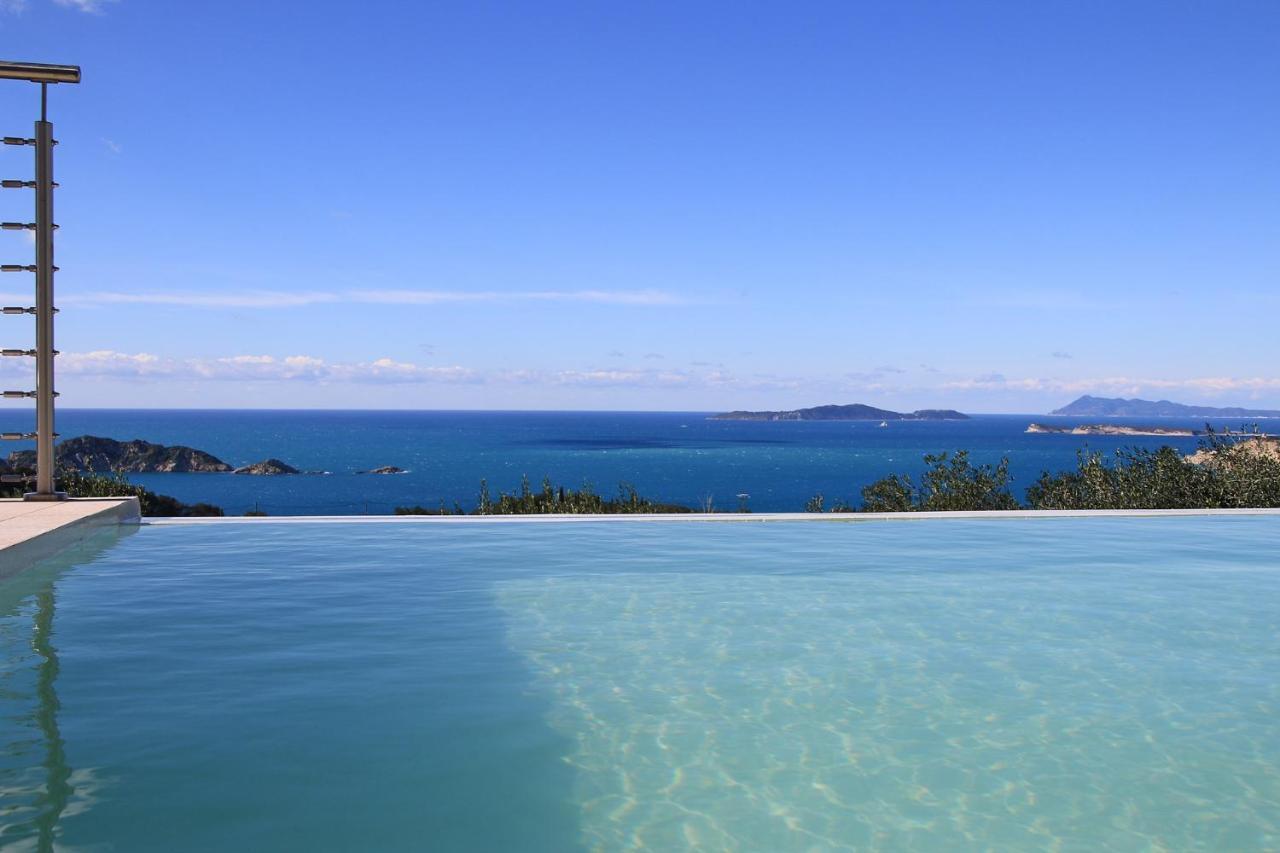 Sunset Sea View Villa 3 Agios Georgios Pagon Eksteriør bilde